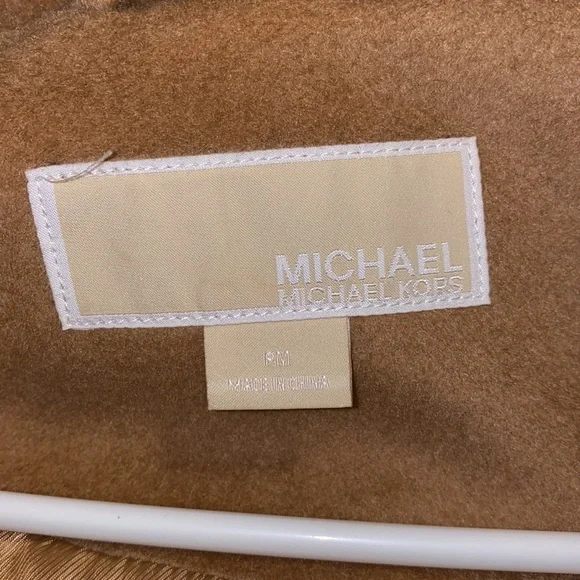 MICHAEL Michael Kors Wool Coat -Dark Camel size PM NEW WITH TAGS - Picture 6 of 16